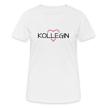 Cadeau de collègue préféré - T-shirt respirant Femme - blanc - Devant - AI Model Female 172 dark (172cm)