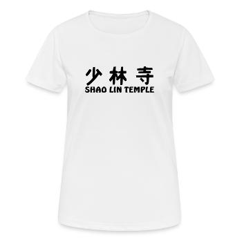 Shao Lin Tempel - Frauen T-Shirt atmungsaktiv - Weiß - Vorne - AI Model Female 172 dark (172cm)