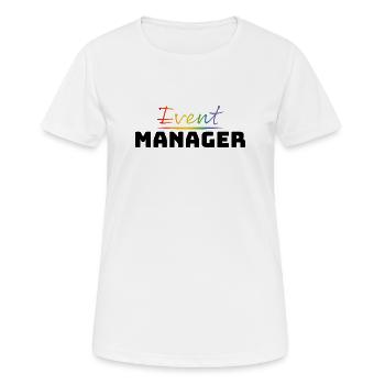 T-shirt pour CSD LGBT Event Manager - T-shirt respirant Femme - blanc - Devant - AI Model Female 172 dark (172cm)