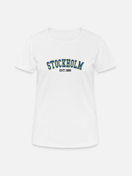 Stockholm Est.1985 - Women's Breathable T-Shirt - white