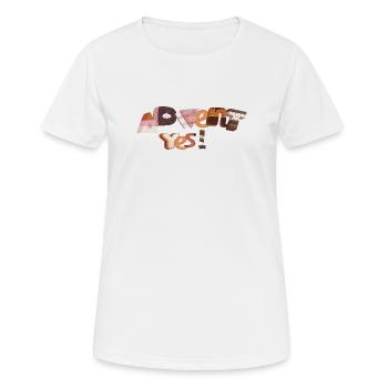Lettres de l’Avent en sucre - T-shirt respirant Femme - blanc - Devant - AI Model Female 172 dark (172cm)