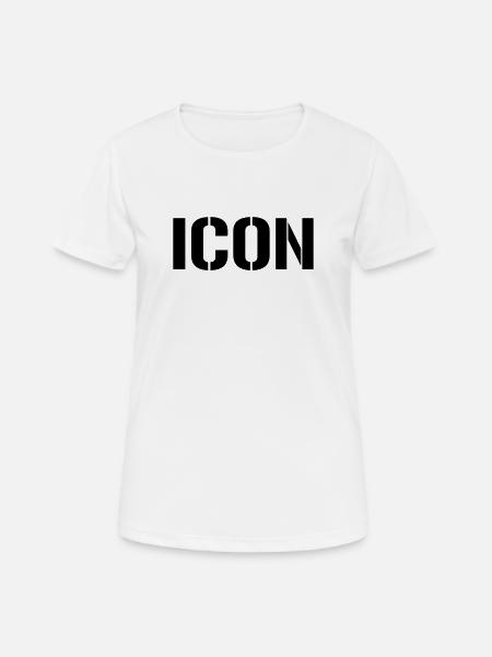 Icon - Frauen T-Shirt atmungsaktiv - Weiß