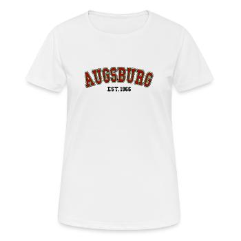 Fondé à Augsbourg en 1966 - T-shirt respirant Femme - blanc - Devant - AI Model Female 172 dark (172cm)