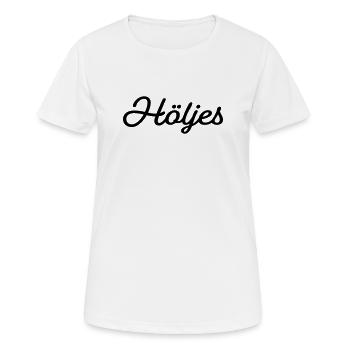 Couvercle noir - T-shirt respirant Femme - blanc - Devant - AI Model Female 172 dark (172cm)