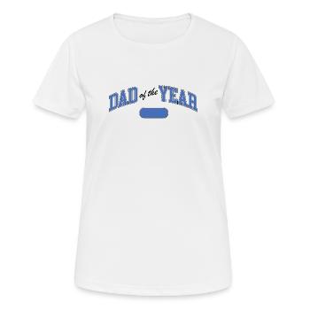 Dad of the Year – Award - Women's Breathable T-Shirt - white - Front - AI Model Female 172 dark (172cm)