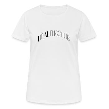 Health Club - Frauen T-Shirt atmungsaktiv - Weiß - Vorne - AI Model Female 172 dark (172cm)