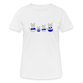 anniversaire. anniversaire décennie. humour. drôle - T-shirt respirant Femme - blanc - Devant - AI Model Female 172 dark (172cm)