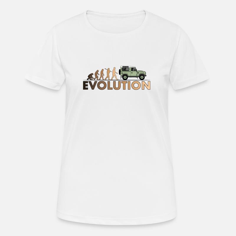 Defender 90 Evolution - Women's Breathable T-Shirt - white