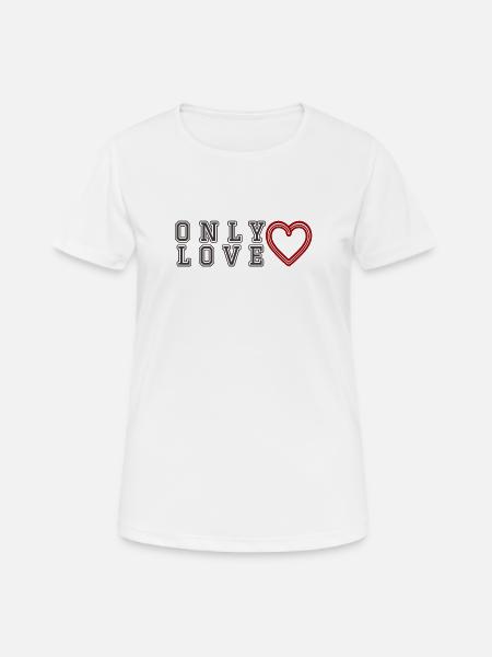 Only L - Women's Breathable T-Shirt - white