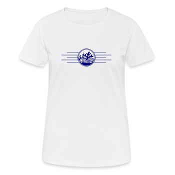 Korallen Ozean Korallenriff - Frauen T-Shirt atmungsaktiv - Weiß - Vorne - AI Model Female 172 dark (172cm)