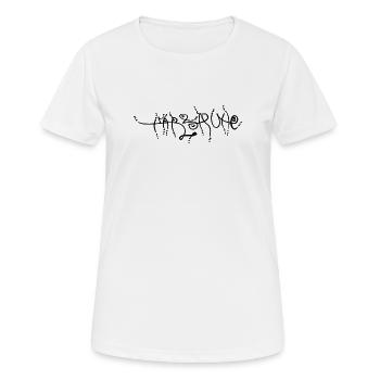 Karlsruhe - T-shirt respirant Femme - blanc - Devant - AI Model Female 172 dark (172cm)