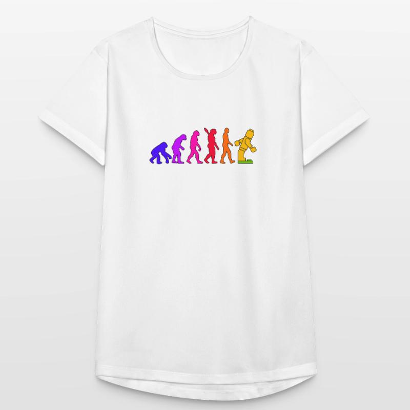 Clamping Brick Evolution Humanity Studded Brick Women's Breathable T-Shirt