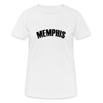 memphis shirt - Frauen T-Shirt atmungsaktiv - Weiß - Vorne - AI Model Female 172 dark (172cm)