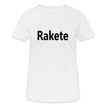 Rakete - Frauen T-Shirt atmungsaktiv - Weiß - Vorne - AI Model Female 172 dark (172cm)