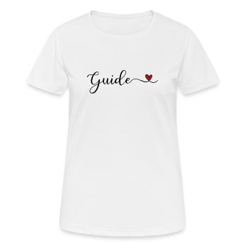 Guide - T-shirt respirant Femme - blanc - Devant - AI Model Female 172 dark (172cm)