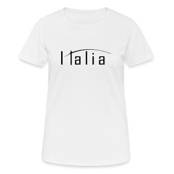 Italia - Women's Breathable T-Shirt - white - Front - AI Model Female 172 dark (172cm)