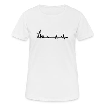 Bicycle - Women's Breathable T-Shirt - white - Front - AI Model Female 172 dark (172cm)