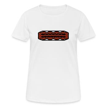 Offroad Sandblech 4x4 Matsch - Frauen T-Shirt atmungsaktiv - Weiß - Vorne - AI Model Female 172 dark (172cm)