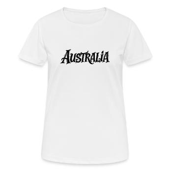 Australie - T-shirt respirant Femme - blanc - Devant - AI Model Female 172 dark (172cm)