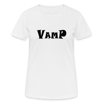 vamp - T-shirt respirant Femme - blanc - Devant - AI Model Female 172 dark (172cm)