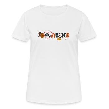 Saturday Weekday - Women's Breathable T-Shirt - white - Front - AI Model Female 172 dark (172cm)