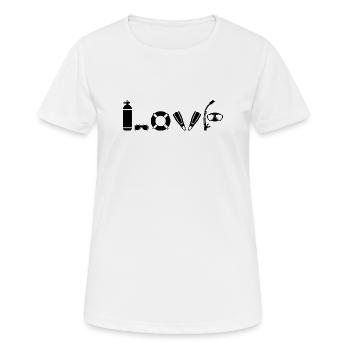 Plongée Plongée Plongeur - T-shirt respirant Femme - blanc - Devant - AI Model Female 172 dark (172cm)