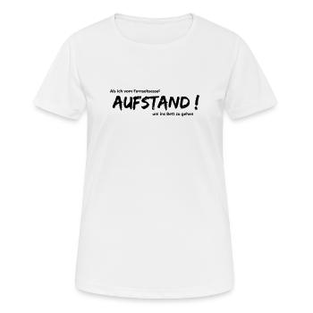 Révolte - T-shirt respirant Femme - blanc - Devant - AI Model Female 172 dark (172cm)