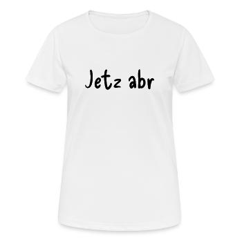 Maintenant abr - T-shirt respirant Femme - blanc - Devant - AI Model Female 172 dark (172cm)