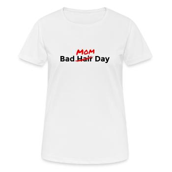 witzgier Spruch Muttertag Spruch Mama - Frauen T-Shirt atmungsaktiv - Weiß - Vorne - AI Model Female 172 dark (172cm)