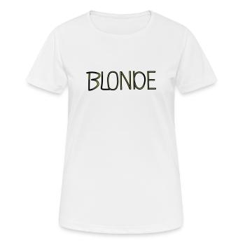 Blonde - Frauen T-Shirt atmungsaktiv - Weiß - Vorne - AI Model Female 172 dark (172cm)