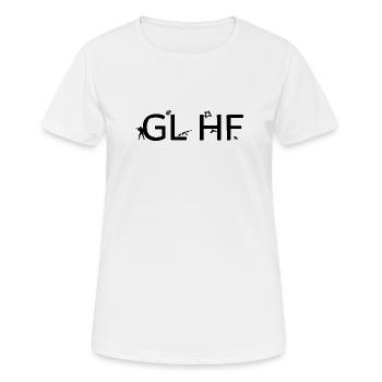 Good luck have fun - Frauen T-Shirt atmungsaktiv - Weiß - Vorne - AI Model Female 172 dark (172cm)