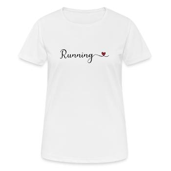 Courir - T-shirt respirant Femme - blanc - Devant - AI Model Female 172 dark (172cm)
