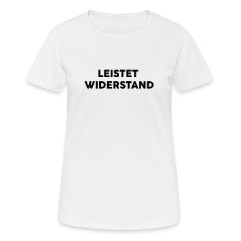 résistance - T-shirt respirant Femme - blanc - Devant - AI Model Female 172 dark (172cm)