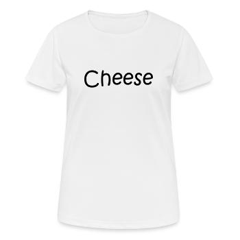 fromage - T-shirt respirant Femme - blanc - Devant - AI Model Female 172 dark (172cm)