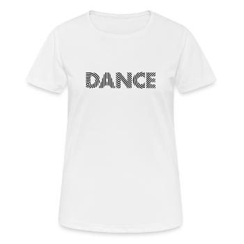 Hypno Dance – Hypnotischer Party & Club Style - Frauen T-Shirt atmungsaktiv - Weiß - Vorne - AI Model Female 172 dark (172cm)