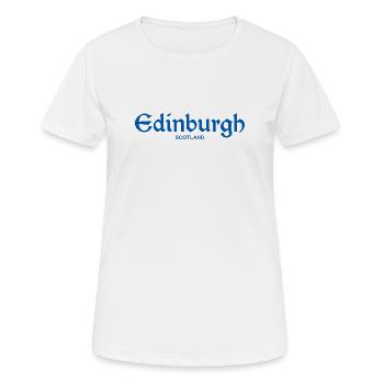ÉDIMBOURG Écosse Schottland - T-shirt respirant Femme - blanc - Devant - AI Model Female 172 dark (172cm)