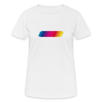Spectre de couleurs Flash sale - T-shirt respirant Femme - blanc - Devant - AI Model Female 172 dark (172cm)