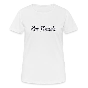 New Romantic - Frauen T-Shirt atmungsaktiv - Weiß - Vorne - AI Model Female 172 dark (172cm)