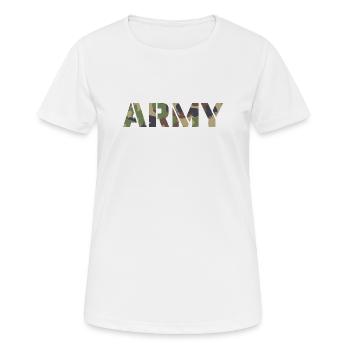 ARMY Swiss TAZ90 - T-shirt respirant Femme - blanc - Devant - AI Model Female 172 dark (172cm)