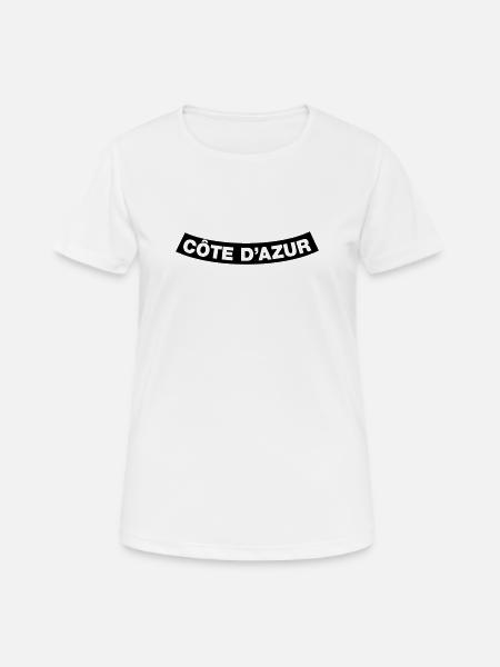 Côte D’Azur Chapter Element 1C (JGA MC-Rocker) - Frauen T-Shirt atmungsaktiv - Weiß