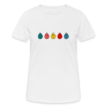 anniversaire. anniversaire décennie. humour. drôle - T-shirt respirant Femme - blanc - Devant - AI Model Female 172 dark (172cm)
