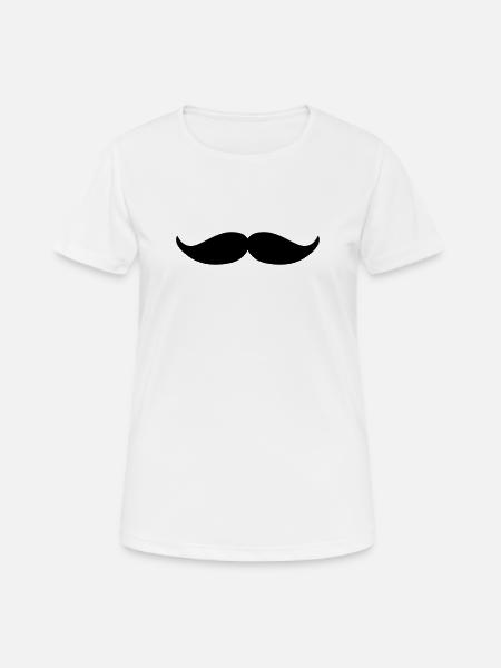Walrus moustache - Women's Breathable T-Shirt - white