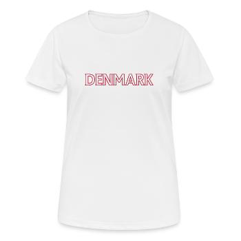 Von der nordischen Landschaft inspiriertes Design - Frauen T-Shirt atmungsaktiv - Weiß - Vorne - AI Model Female 172 dark (172cm)