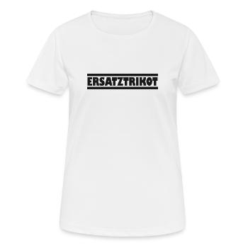 Ersatztrikot Black - Frauen T-Shirt atmungsaktiv - Weiß - Vorne - AI Model Female 172 dark (172cm)