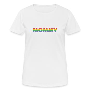 Maman LGBTQ+ - T-shirt respirant Femme - blanc - Devant - AI Model Female 172 dark (172cm)