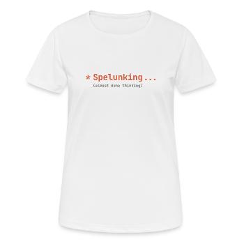 Are you already coding, or are you still speculating? - Women's Breathable T-Shirt - white - Front - AI Model Female 172 dark (172cm)