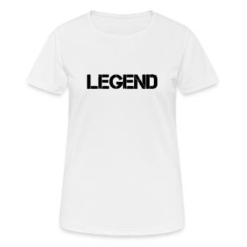 pose - T-shirt respirant Femme - blanc - Devant - AI Model Female 172 dark (172cm)