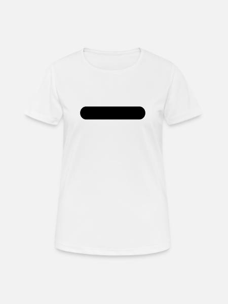Button - Women's Breathable T-Shirt - white