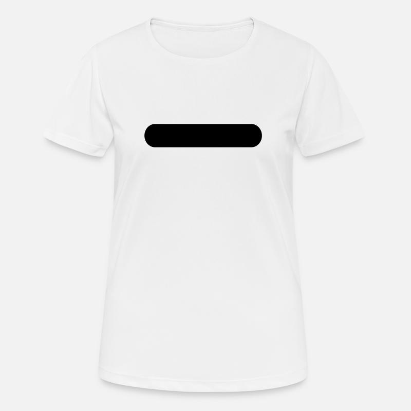 Button - Women's Breathable T-Shirt - white
