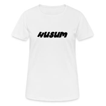Husum - Women's Breathable T-Shirt - white - Front - AI Model Female 172 dark (172cm)